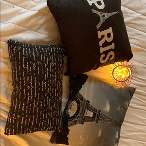 Paris accent pillows